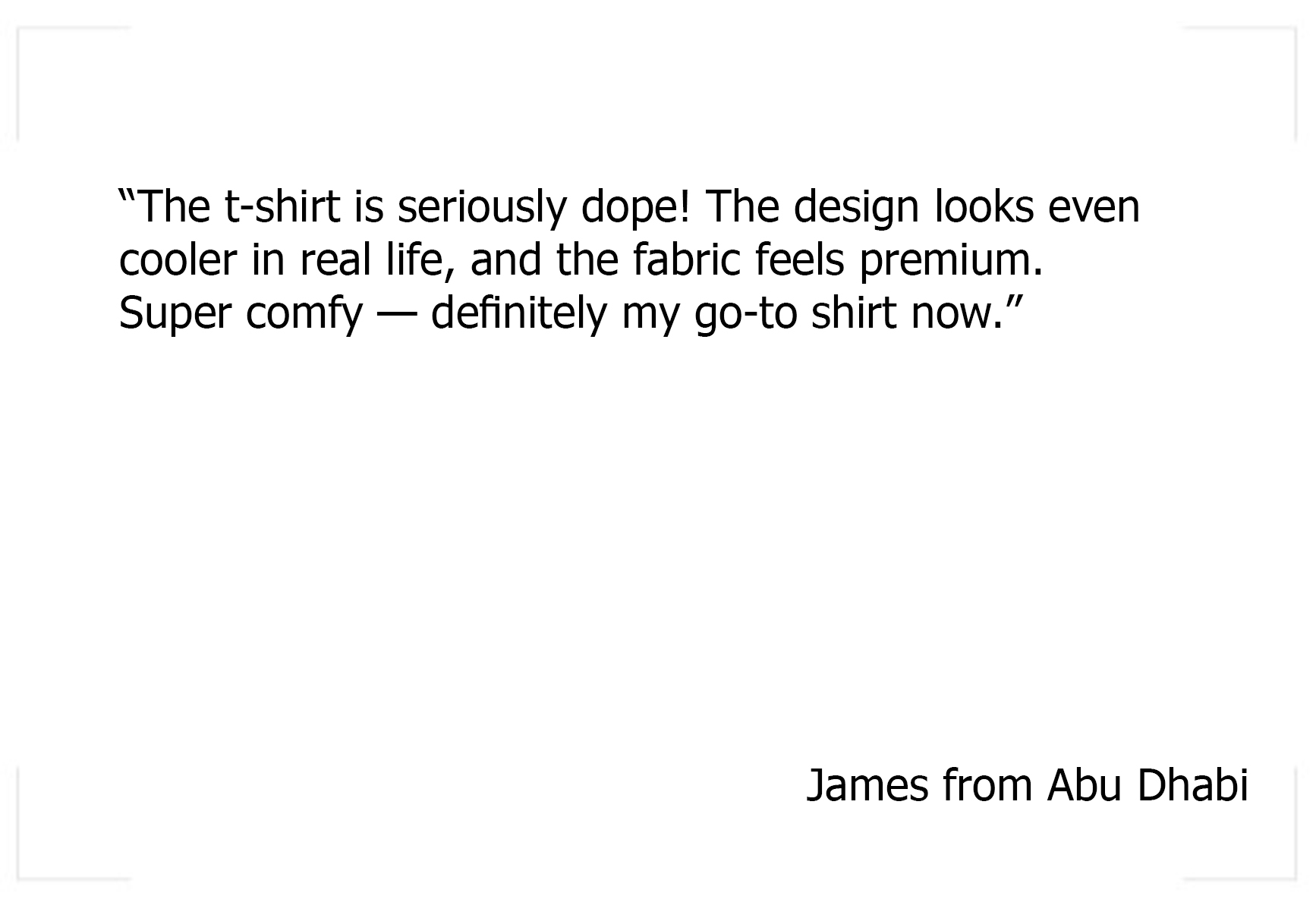 James from Abu Dhabi
